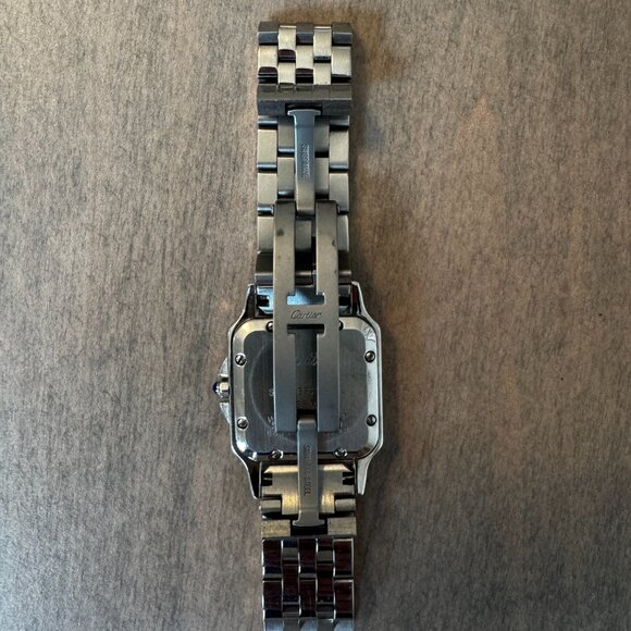 Panther Watch Silver 27MM large size SLIM WRIST 6" - Picture 5 of 6